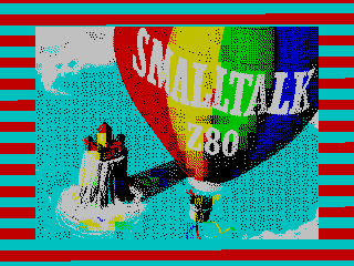 Smalltalk-Z80 loading screen on ZX Spectrum